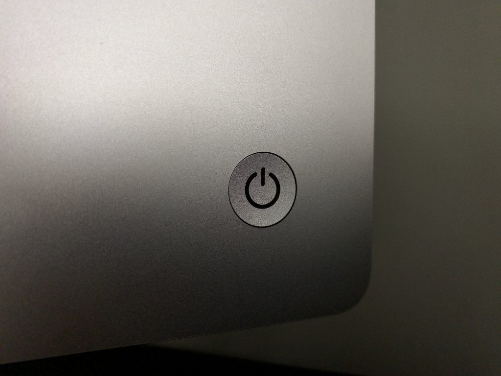 grey off button