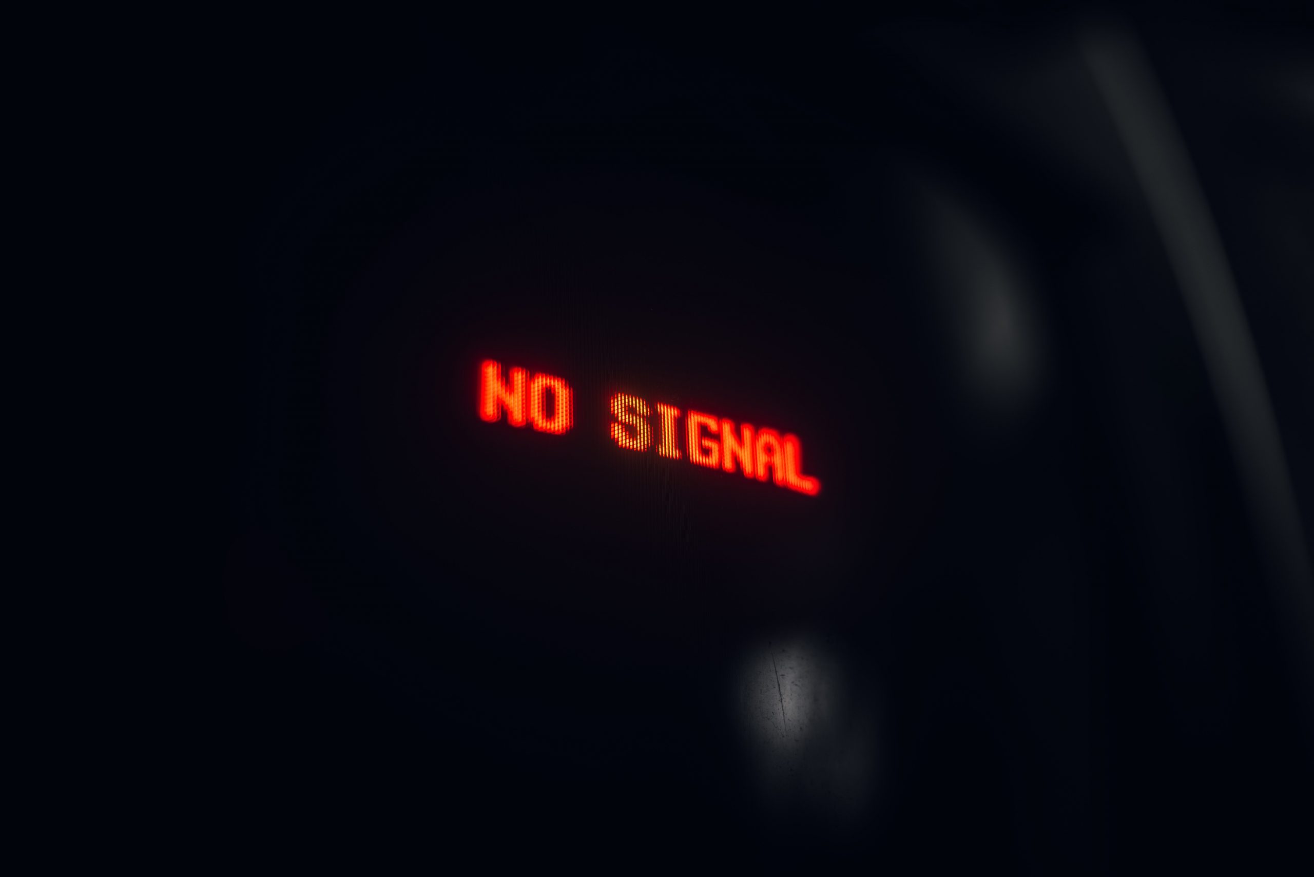 no signal text
