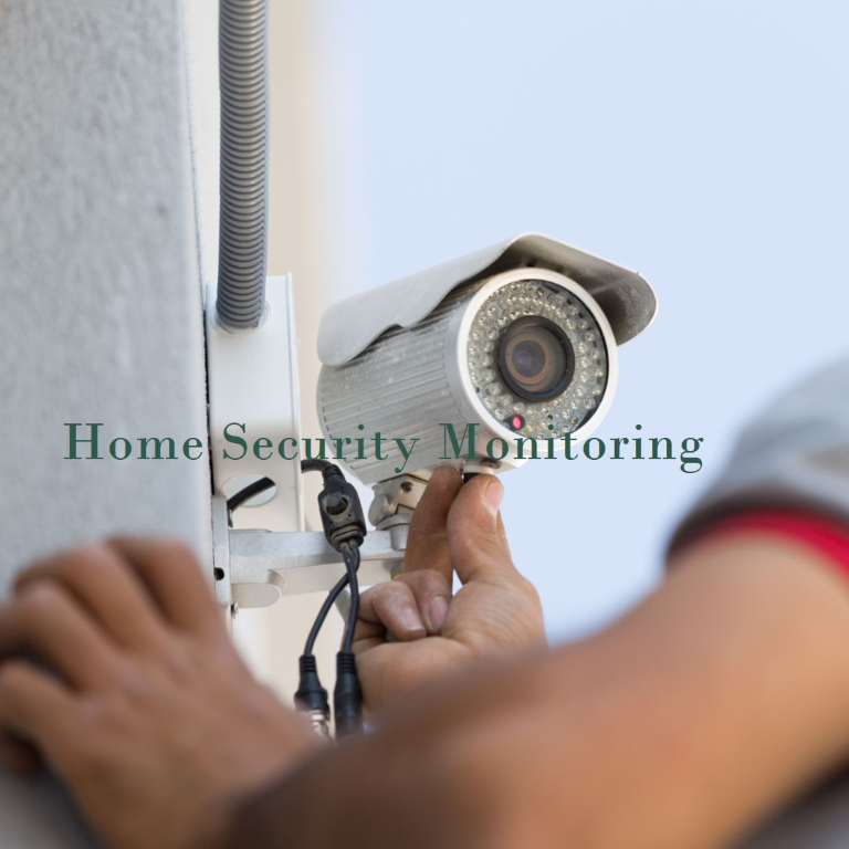 installing home security camera with infared